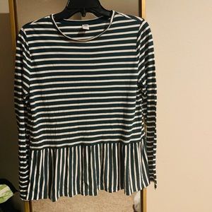 Old Navy - Green Strip Shirt
